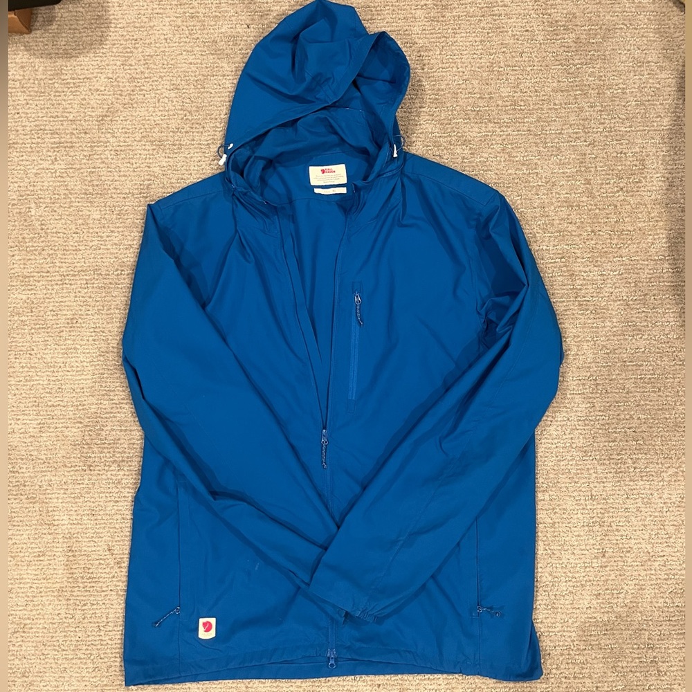 Blue fall raven windbreaker